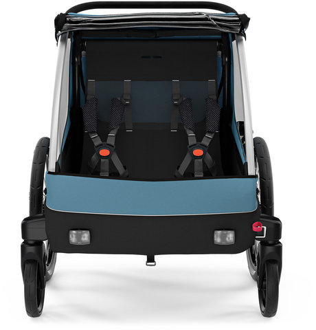 Remolque para niños Courier - aegean blue/universal