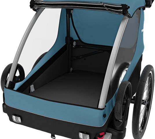 Remolque para niños Courier - aegean blue/universal