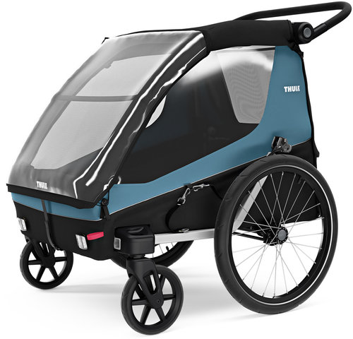Remolque para niños Courier - aegean blue/universal