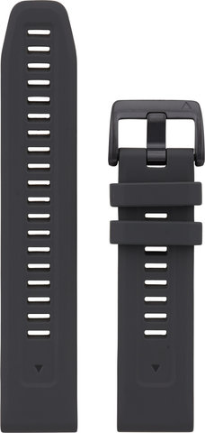 QuickFit 22 Silicone Watch Strap - graphite/22 mm