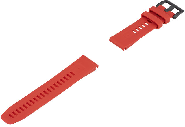 Pulsera de reloj de silicona QuickFit 22 - rojo/22 mm