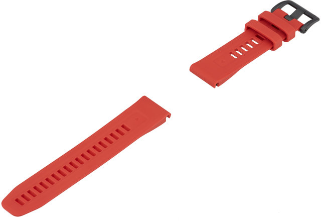 QuickFit 22 Silicone Watch Strap - red/22 mm