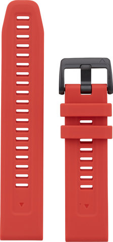 QuickFit 22 Silicone Watch Strap - red/22 mm