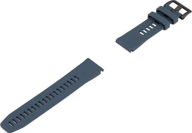 Pulsera de reloj de silicona QuickFit 22 - azul granito/22 mm