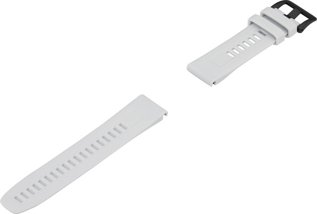 QuickFit 22 Silicone Watch Strap - snow white/22 mm