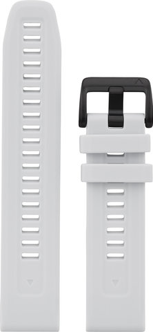 QuickFit 22 Silicone Watch Strap - snow white/22 mm