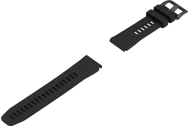 Pulsera de reloj de silicona QuickFit 22 - negro/22 mm