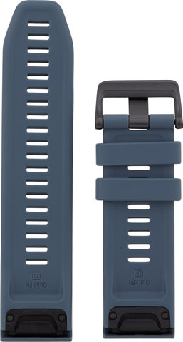 QuickFit 26 Silikon Uhrenarmband - granitblau/26 mm