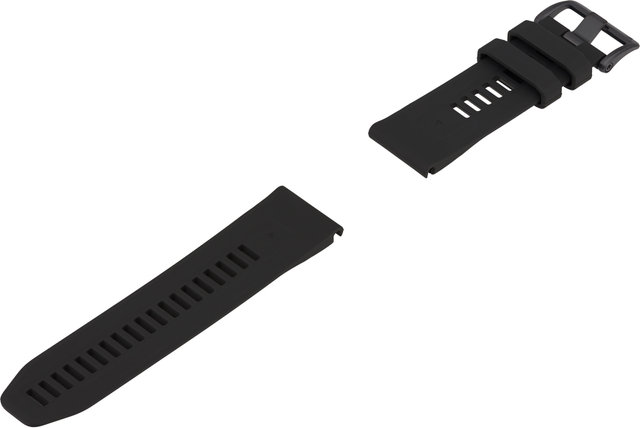 QuickFit 26 Silikon Uhrenarmband - schwarz/26 mm