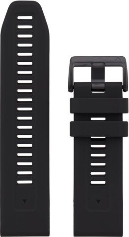 QuickFit 26 Silikon Uhrenarmband - schwarz/26 mm