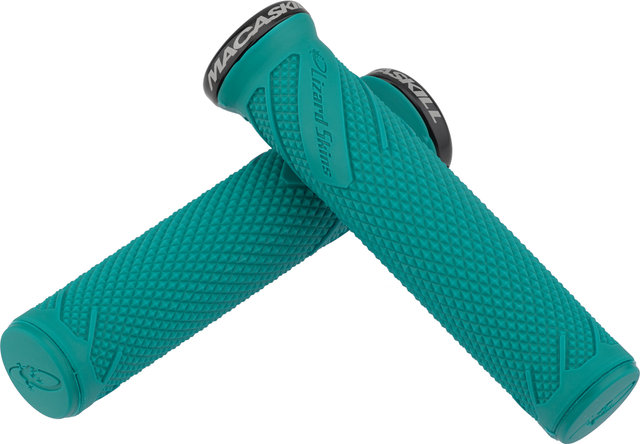 Lizard Skins Danny MacAskill Lock-On Handlebar Grips 137 mm - teal/137 mm