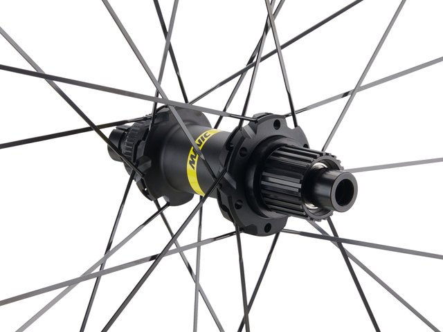 Mavic Crossmax Carbon XL R Disc Center Lock 29" Boost Laufradsatz - schwarz/29" Satz (VR 15x110 Boost + HR 12x148 Boost) Shimano Micro Spline