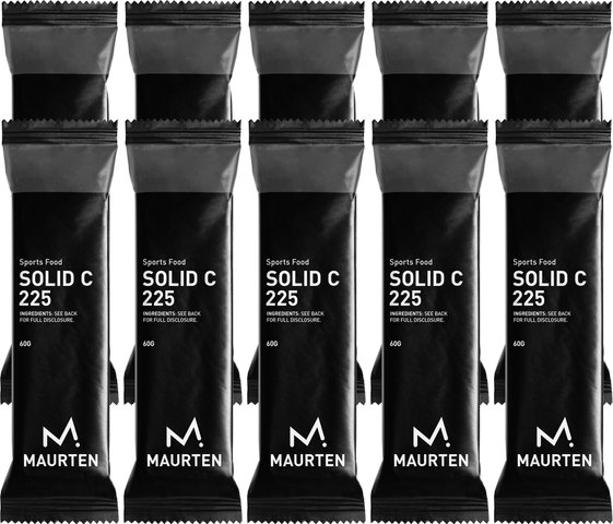 Maurten Solid C 225 Energieriegel - 10 Stück - cacao/600 g