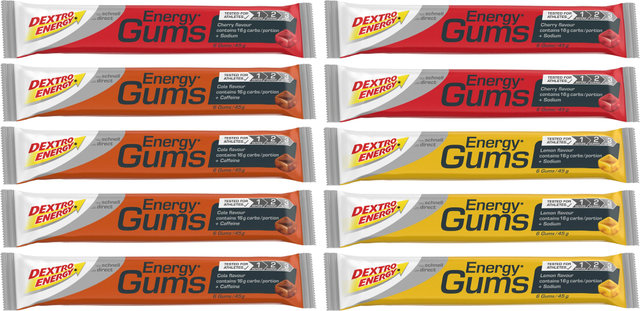 Dextro Energy Energy Gums - 10 Stück - gemischt/450 g