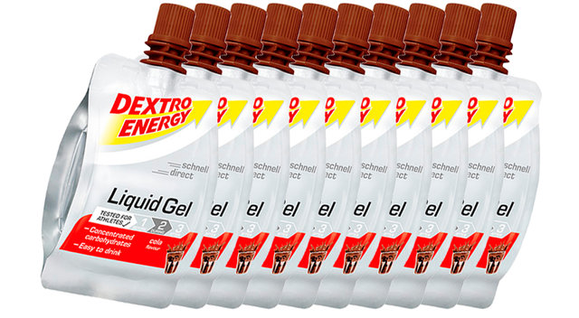 Dextro Energy Liquid Gel - 10 unidades - cola/600 ml