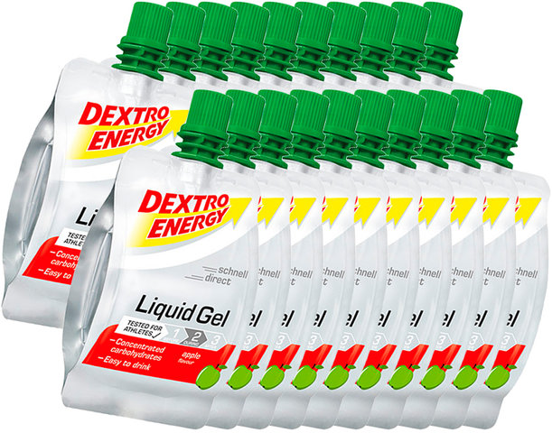 Dextro Energy Liquid Gel - 20 unidades - apple/1200 ml