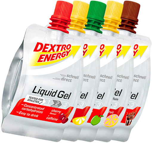 Dextro Energy Liquid Gel - 5 unidades - mixto/300 ml