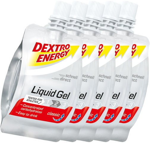 Dextro Energy Liquid Gel - 5 Stück - Classic/300 ml