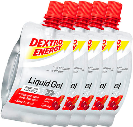 Liquid Gel - 5 pièces - cherry - caffeine/300 ml