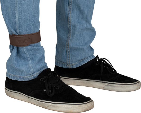 Trouser Strap Echtleder Hosenband - brown/universal