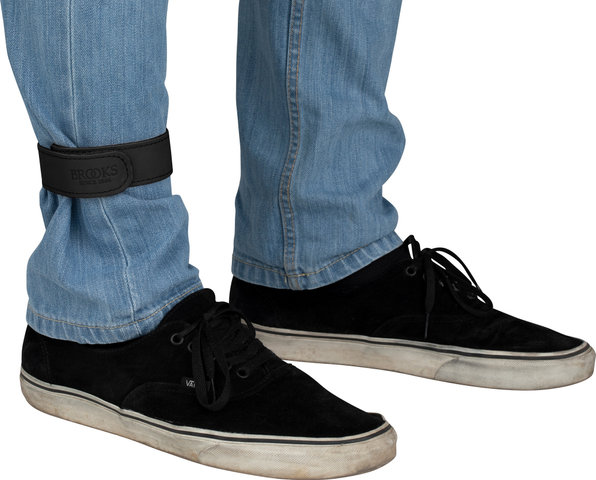 Trouser Strap Echtleder Hosenband - black/universal