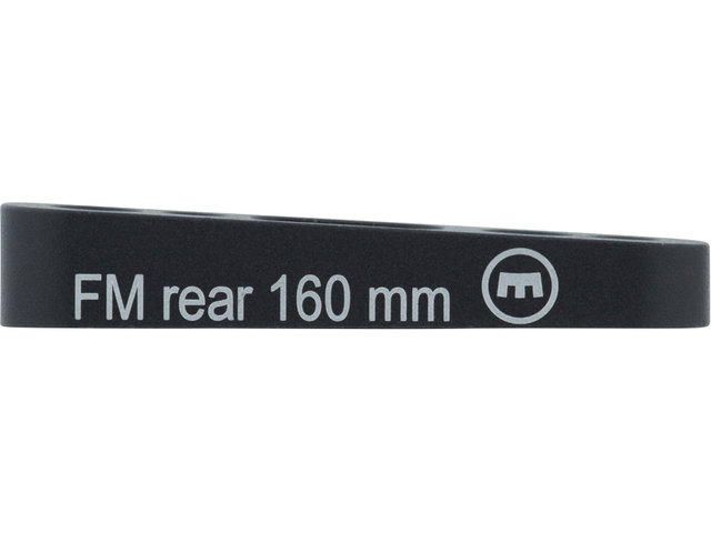 Adaptador de frenos de disco para discos de 160 mm - negro/RT FM sobre FM