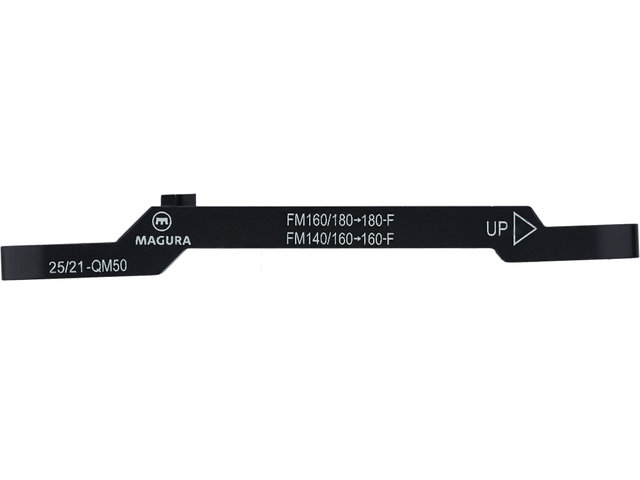 Scheibenbremsadapter für 160 mm Scheibe - schwarz/VR FM 140/160 auf FM 160