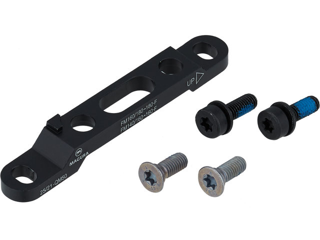Adaptador de frenos de disco para discos de 160 mm - negro/RD 140/160 sobre 160 FM