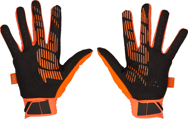 Guantes de dedos completos Cognito D3O - fluo orange-black/M