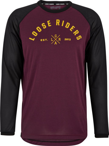Maillot Heather Raglan LS - red/M