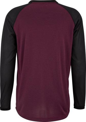 Maillot Heather Raglan LS - red/M