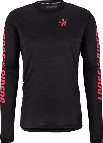 Loose Riders Maillot Sender LS - black-pink/M