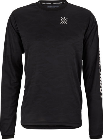 Maillot Sender LS - black-white/M