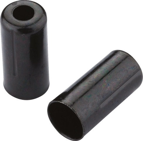 Jagwire Brass End Caps for Brake Cable Housing Open 5 mm - 10 pieces - black