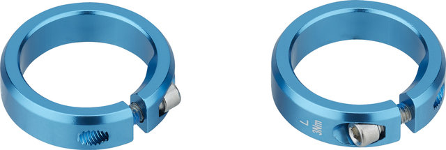 Peaty's Bagues de serrage Monarch Grips - turquoise