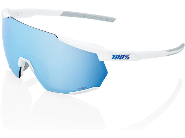 Lunettes de Sport Racetrap 3.0 Hiper - matte white/hiper blue multilayer mirror