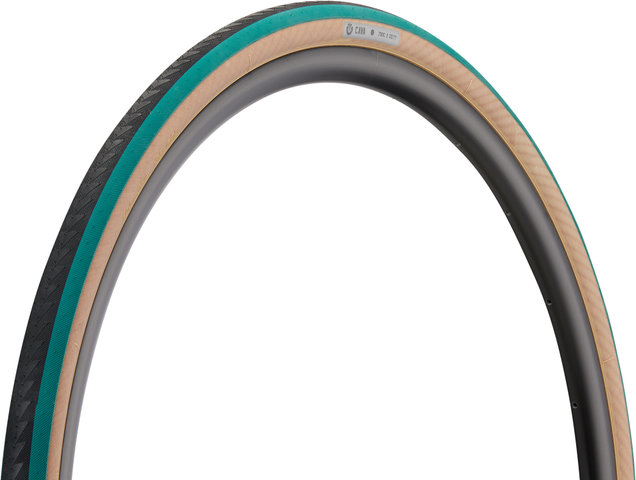 Cubierta plegable CAVA Race 28" - black-green-tan/33-622 (700x33C)