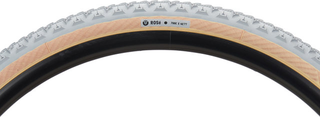 ROSÉ Race 28" Folding Tyre - grey-tan/42-622 (700x42C)