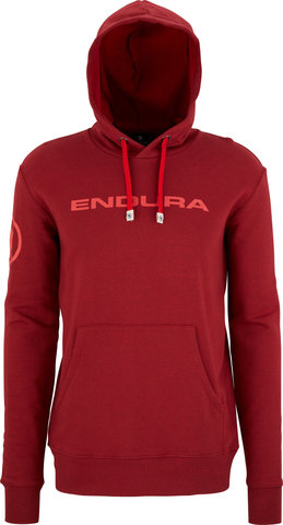 Endura Pullover à Capuche One Clan - rust red/M