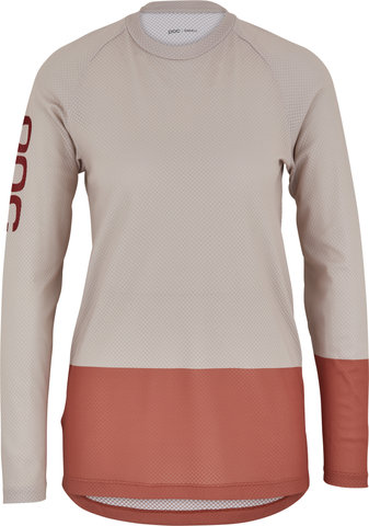 POC MTB Pure LS Women's Jersey - light sandstone beige-himalayan salt/S