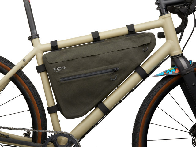 Brooks Scape Full Frame Bag - mud green/5.5 litres