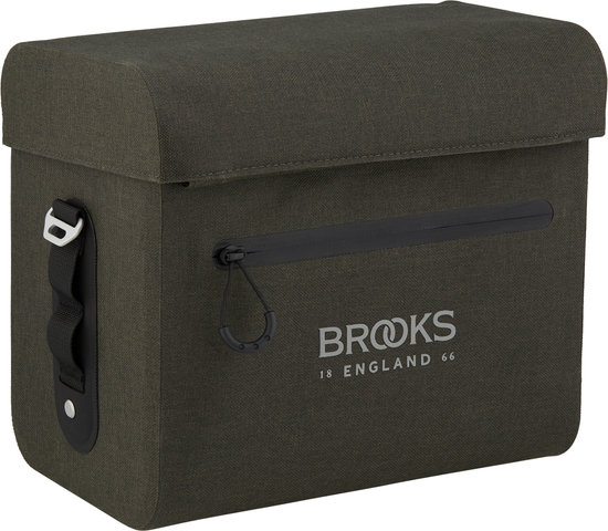Brooks Bolsa de manillar Scape Handlebar Case - mud green/8 litros