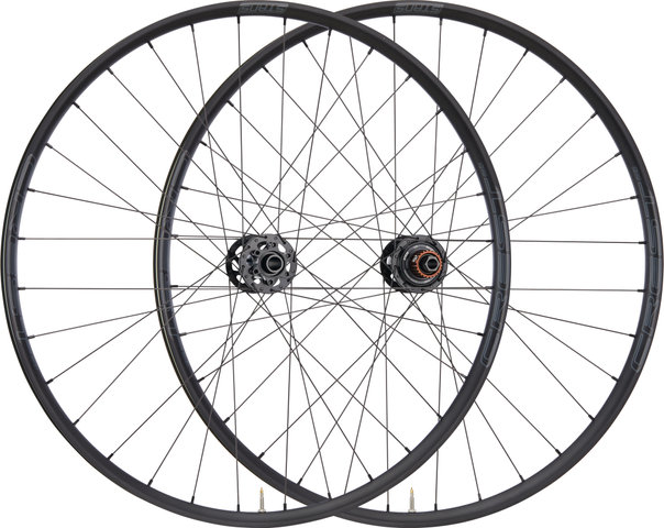 NoTubes Juego de ruedas Crest MK4 Disc 6 agujeros Boost 29" - negro/Juego 29" (RD 15x110 Boost + RT 12x148 Boost) Shimano Micro Spline