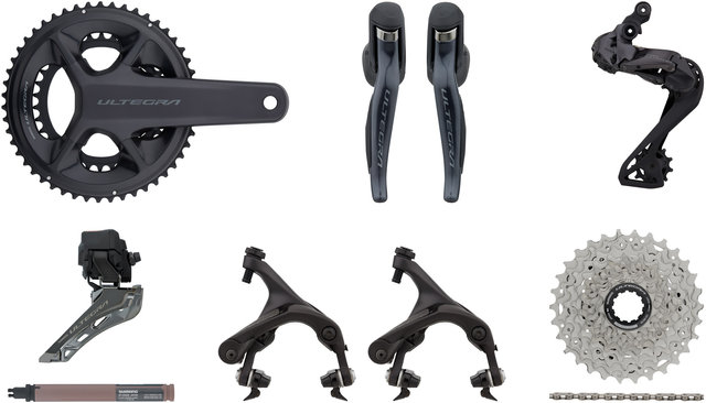 Shimano Ultegra Di2 R8150 2x12 36-52 Groupset - anthracite/172.5 mm 36-52, 11-30