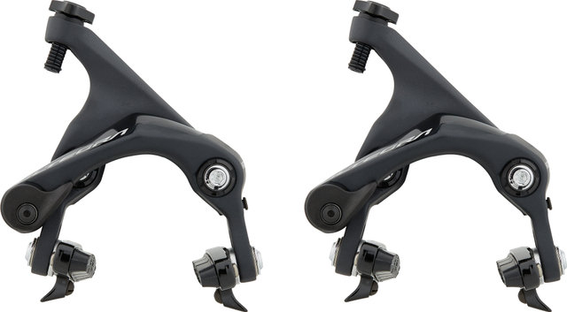 Shimano Set de Freins sur Jante av+arr Ultegra BR-R8110 pour Montage Direct - anthracite/Set ( avant + arrière haubans arrières)