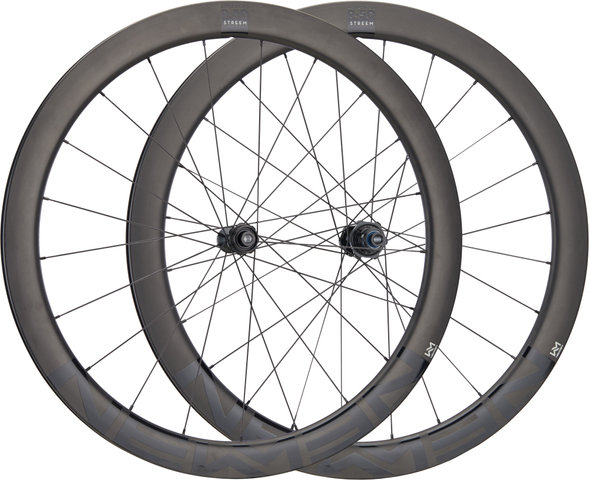 NEWMEN Advanced SL R.50 Streem Center Lock Disc Carbon 28" Wheelset - black-black/28" set (front 12x100 + rear 12x142) SRAM XDR