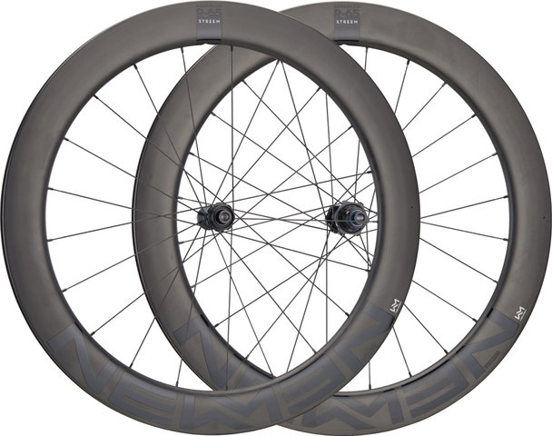 NEWMEN Advanced SL R.65 Streem Center Lock Disc Carbon 28" Wheelset - black-black/28" set (front 12x100 + rear 12x142) SRAM XDR