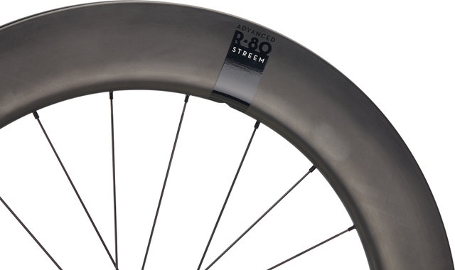 Advanced SL R.80 Streem Center Lock Disc Carbon 28" Wheelset - black-black/28" set (front 12x100 + rear 12x142) Shimano