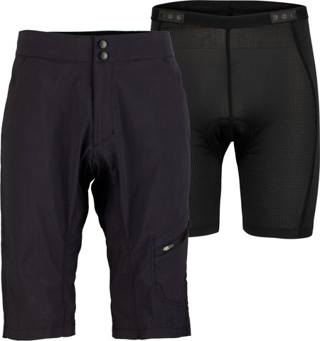Pantalones cortos con pantalón interior Hummvee Lite - black/M