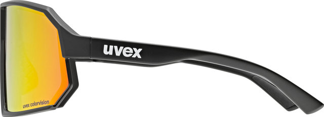 uvex sportstyle 237 CV Sportbrille - black matt/mirror red